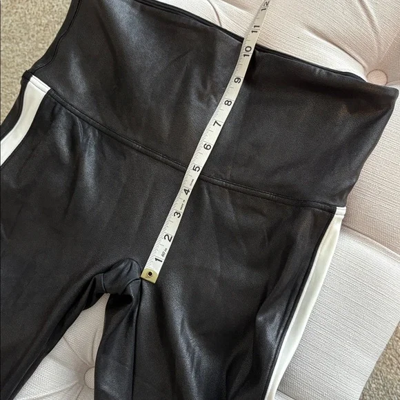 SPANX faux leather stripe leggings - Picture 10 of 13